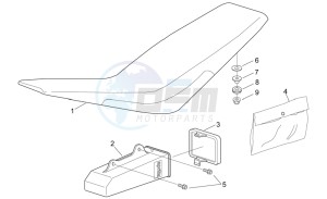 RX-SX 50 drawing Saddle