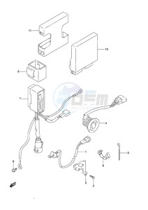 DF 60A drawing PTT Switch/Engine Control Unit