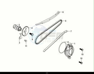 MIO 50I (FS05W2-NL) (E5) (M1) drawing CAM SHAFT