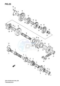 GSX-R750 (E3-E28) drawing TRANSMISSION