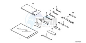 NSA700A9 France - (F / CMF MME) drawing TOOLS