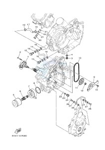 YFM700FWAD GRIZZLY 700 (2UDS) drawing OIL PUMP