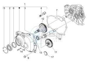 LX 125 4T drawing Reduction unit