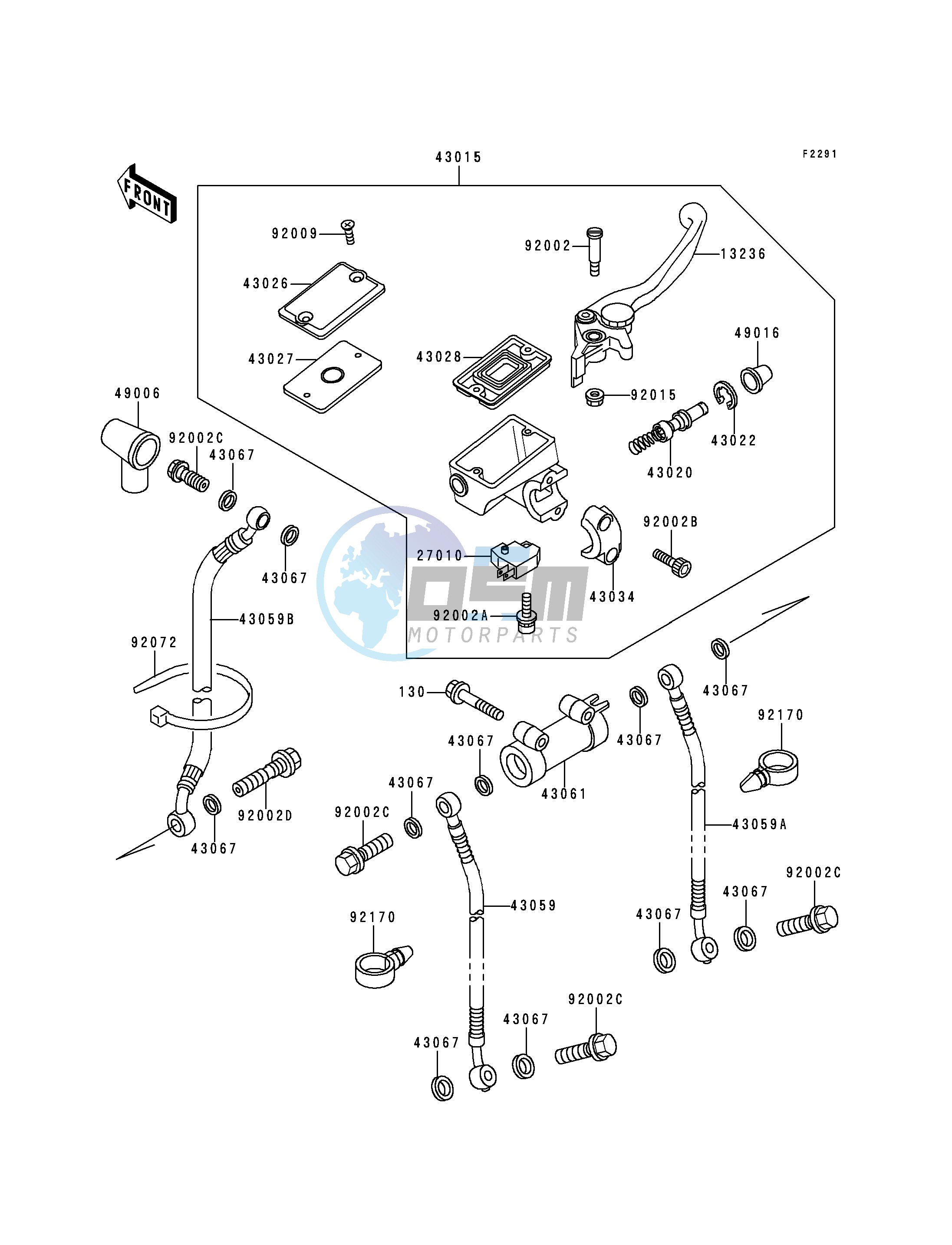 FRONT MASTER CYLINDER