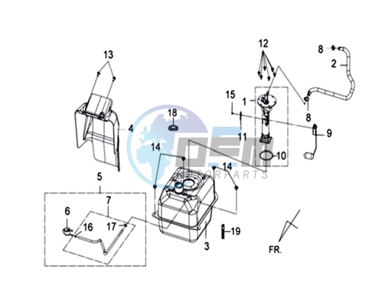 FUEL TANK - FUEL CUT