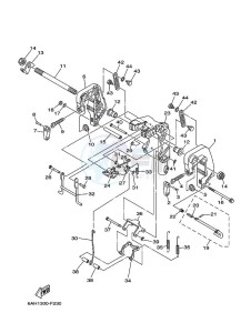 F15CMHS drawing FRONT-FAIRING-BRACKET