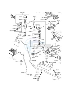 NINJA_300_ABS EX300BFFA XX (EU ME A(FRICA) drawing Rear Master Cylinder