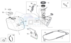 Atlantic 400-500 sprint drawing Fuel Tank