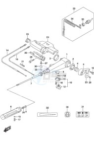 DF 25A drawing Tiller Handle