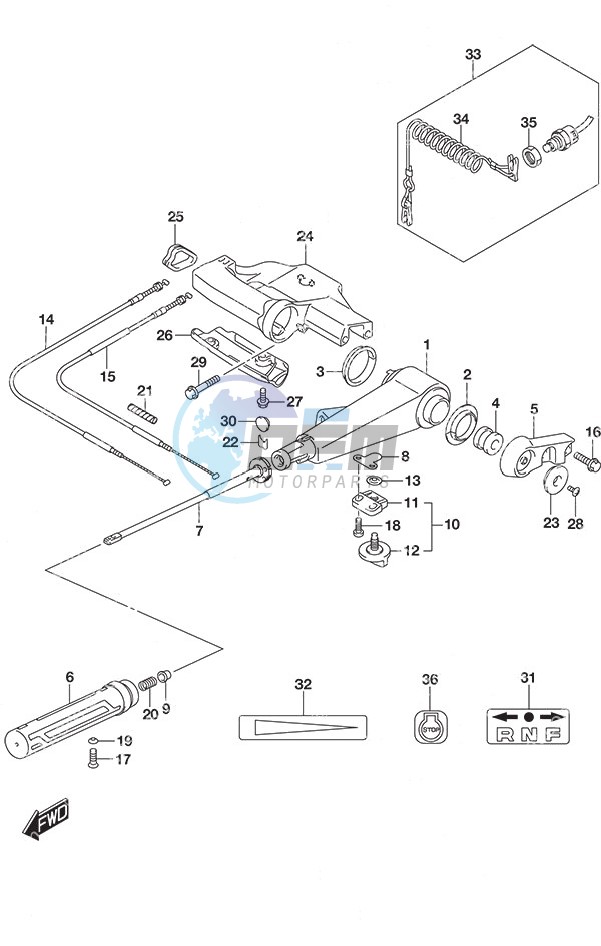 Tiller Handle