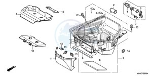 NC700DD INTEGRA E drawing LUGGAGE BOX