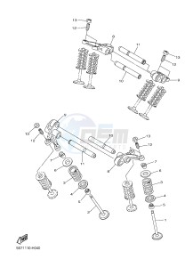 XVS950CU XVS950 XV950 R-SPEC (2DE3) drawing VALVE