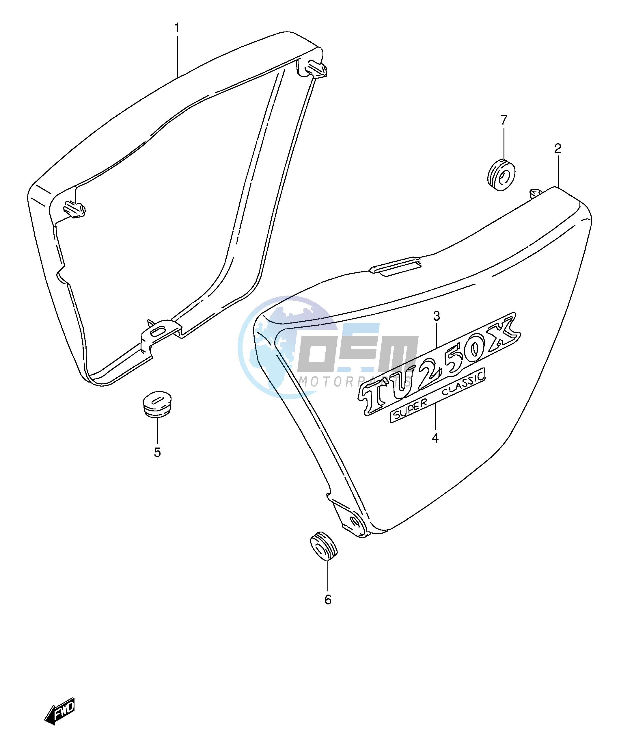 FRAME COVER (MODEL X)