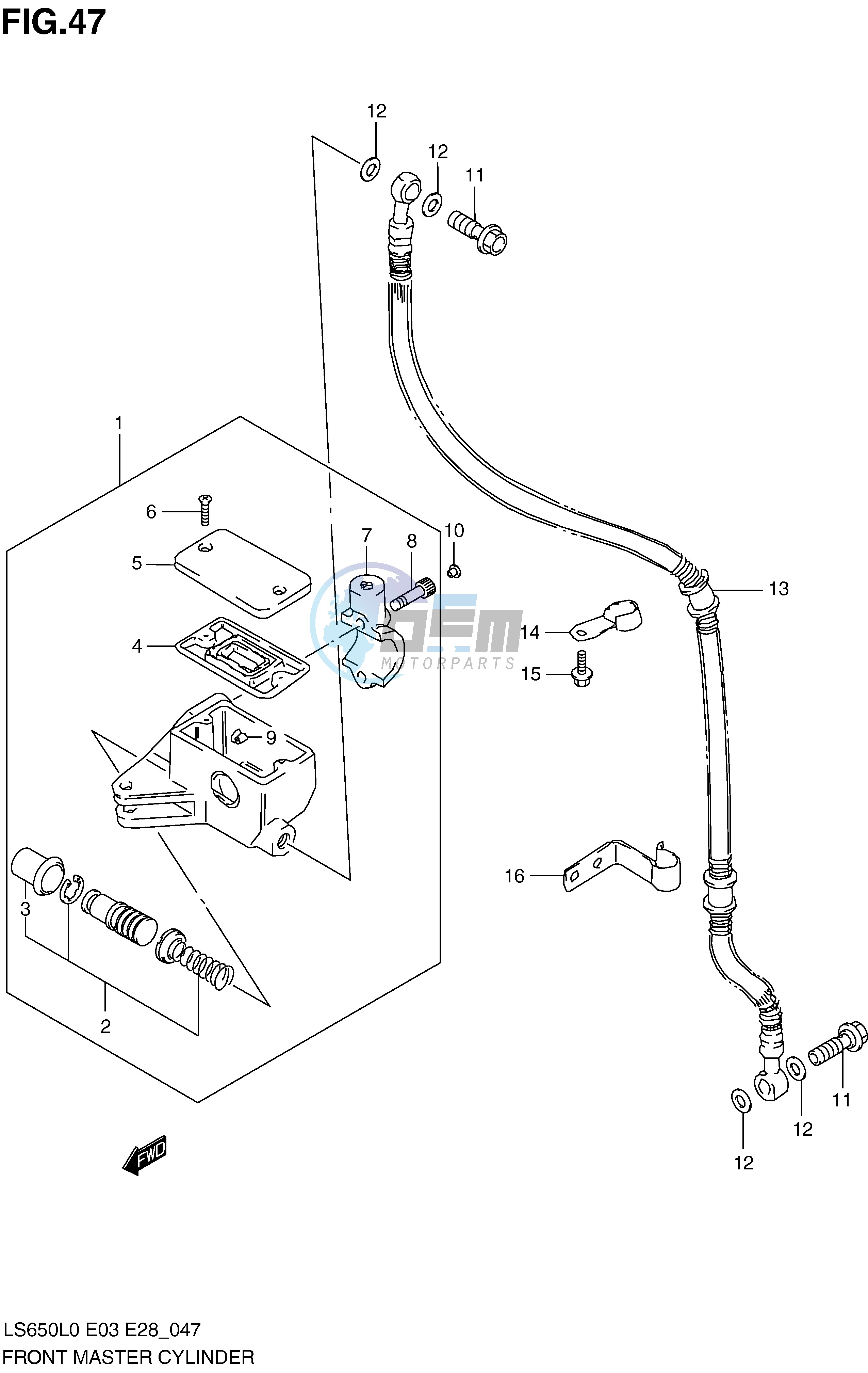 FRONT MASTER CYLINDER