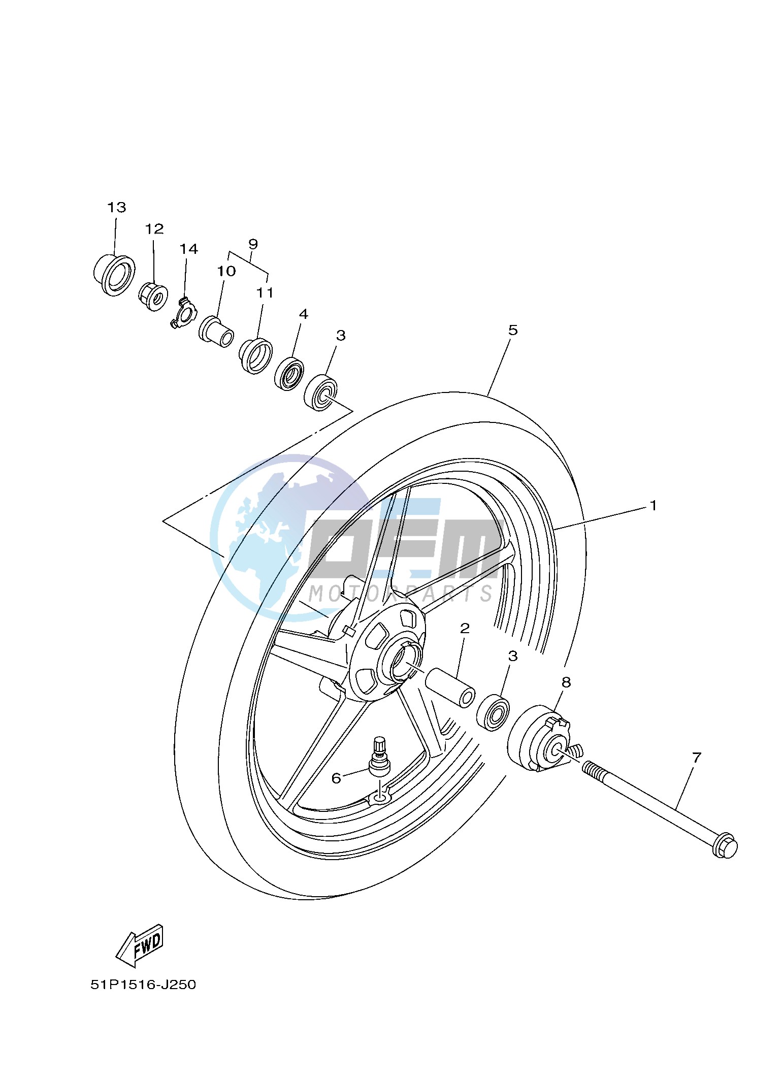 FRONT WHEEL