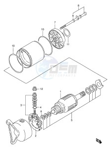 LT-F160 (P24) drawing STARTING MOTOR (MODEL V W X)