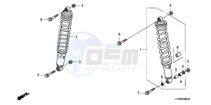 TRX400XD TRX400XD Australia - (U) drawing FRONT CUSHION