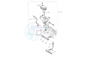 YQ AEROX 50 drawing REAR MASTER CYLINDER