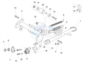 RS4 50 2T E4 (APAC, EMEA) drawing Central stand