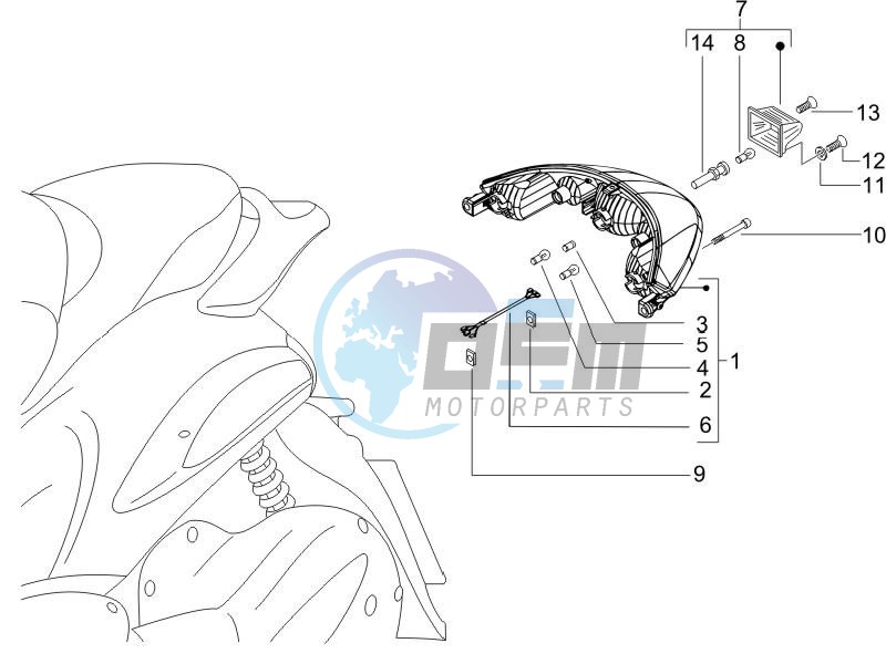 Tail light - Turn signal lamps