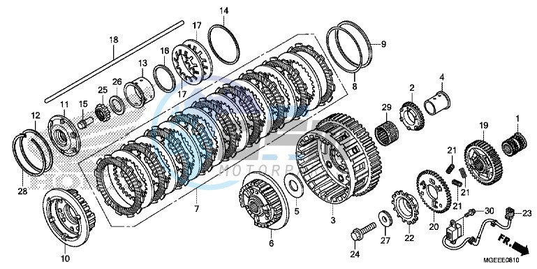 CLUTCH (VFR1200F)