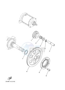 YFM450FWAD YFM45FGPHB GRIZZLY 450 EPS HUNTER (1CTG 1CTH 1CU9) drawing STARTER CLUTCH