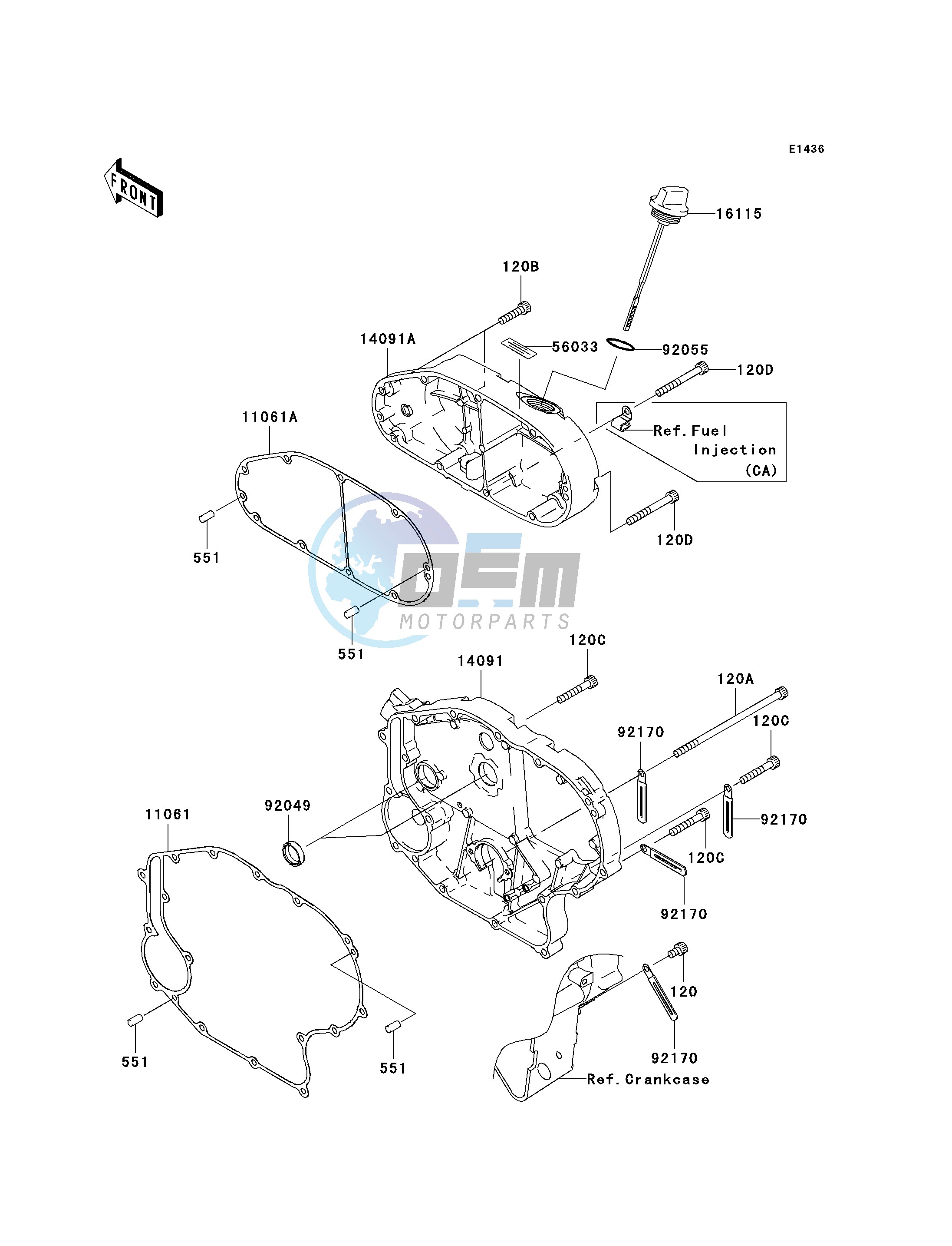 RIGHT ENGINE COVER-- S- -