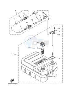 F50DETL drawing FUEL-TANK