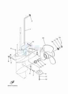 FT9-9LEX drawing LOWER-CASING-x-DRIVE-2