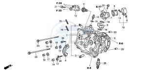 NSS250X FORZA X drawing CYLINDER HEAD