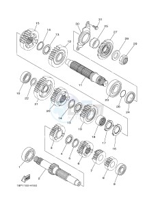 YFZ450R YFZ450RSSE YFZ450R SPECIAL EDITION (1TDA) drawing TRANSMISSION