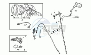 California III 1000 Iniezione Iniezione drawing Classic handlebar var.