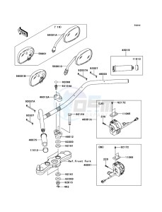 VN1700_CLASSIC_ABS VN1700FCF GB XX (EU ME A(FRICA) drawing Handlebar