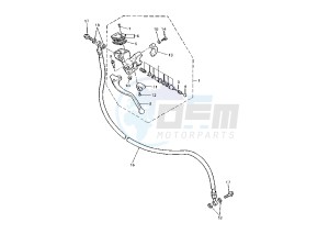 YZF R THUNDER ACE 1000 drawing FRONT MASTER CYLINDER 2