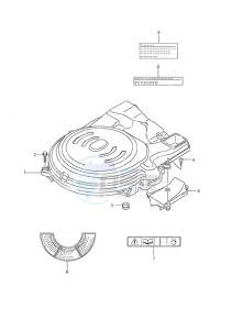 DF 70A drawing Ring Gear Cover