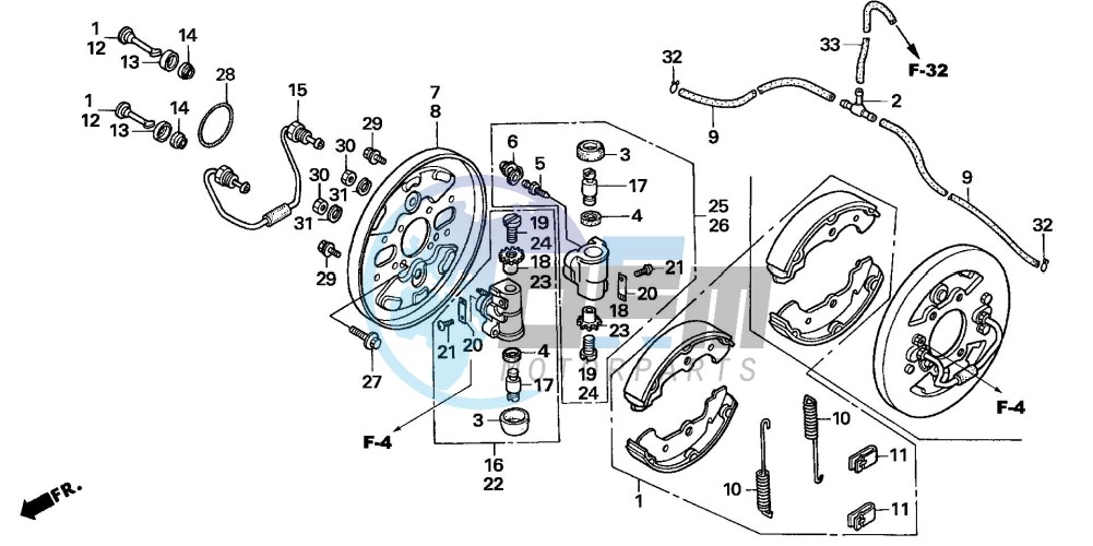 FRONT BRAKE PANEL