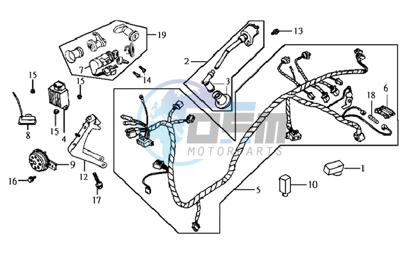 WIRING HARNASS - ELECTRONIC PARTS