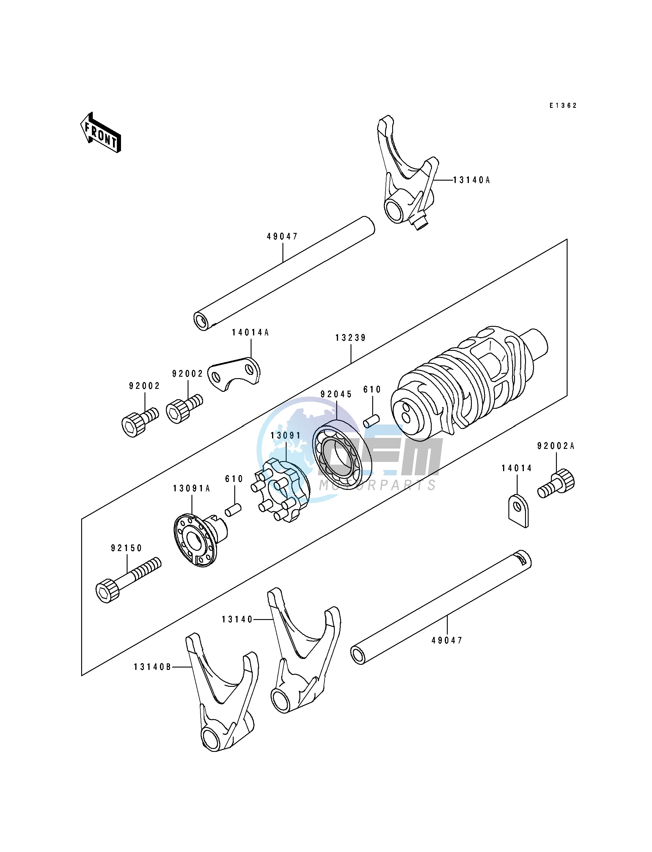 CHANGE DRUM_SHIFT FORK