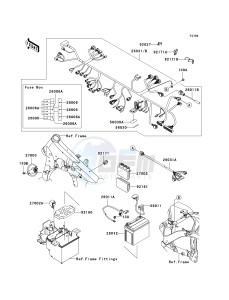 VN 900 D[VULCAN 900 CLASSIC LT] (6F-9F) D7F drawing CHASSIS ELECTRICAL EQUIPMENT