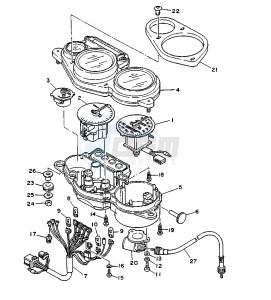 TZR RR 125 drawing METER