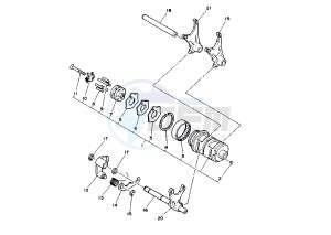 XV VIRAGO 250 drawing SHIFT CAM-FORK