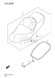 AN650Z ABS BURGMAN EXECUTIVE EU drawing SEAT