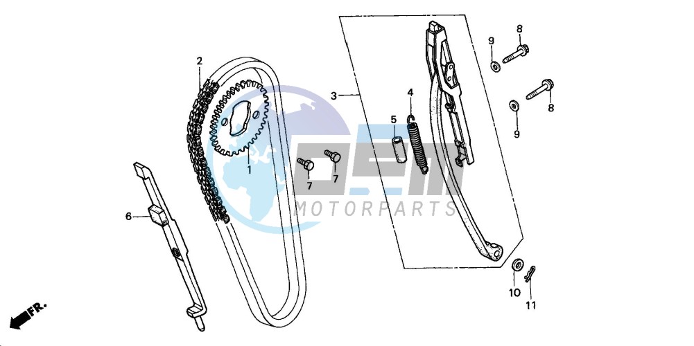 CAM CHAIN/TENSIONER