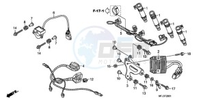 CBR600RR9 Europe Direct - (ED / MME SPC) drawing SUB HARNESS