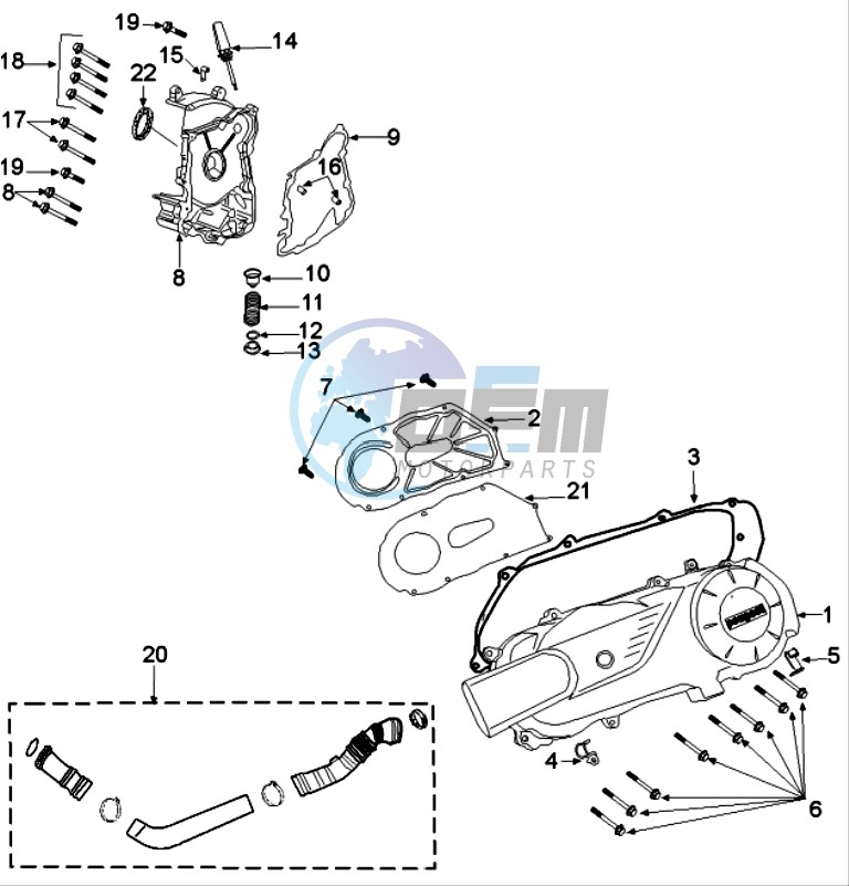 CRANKCASE COVER