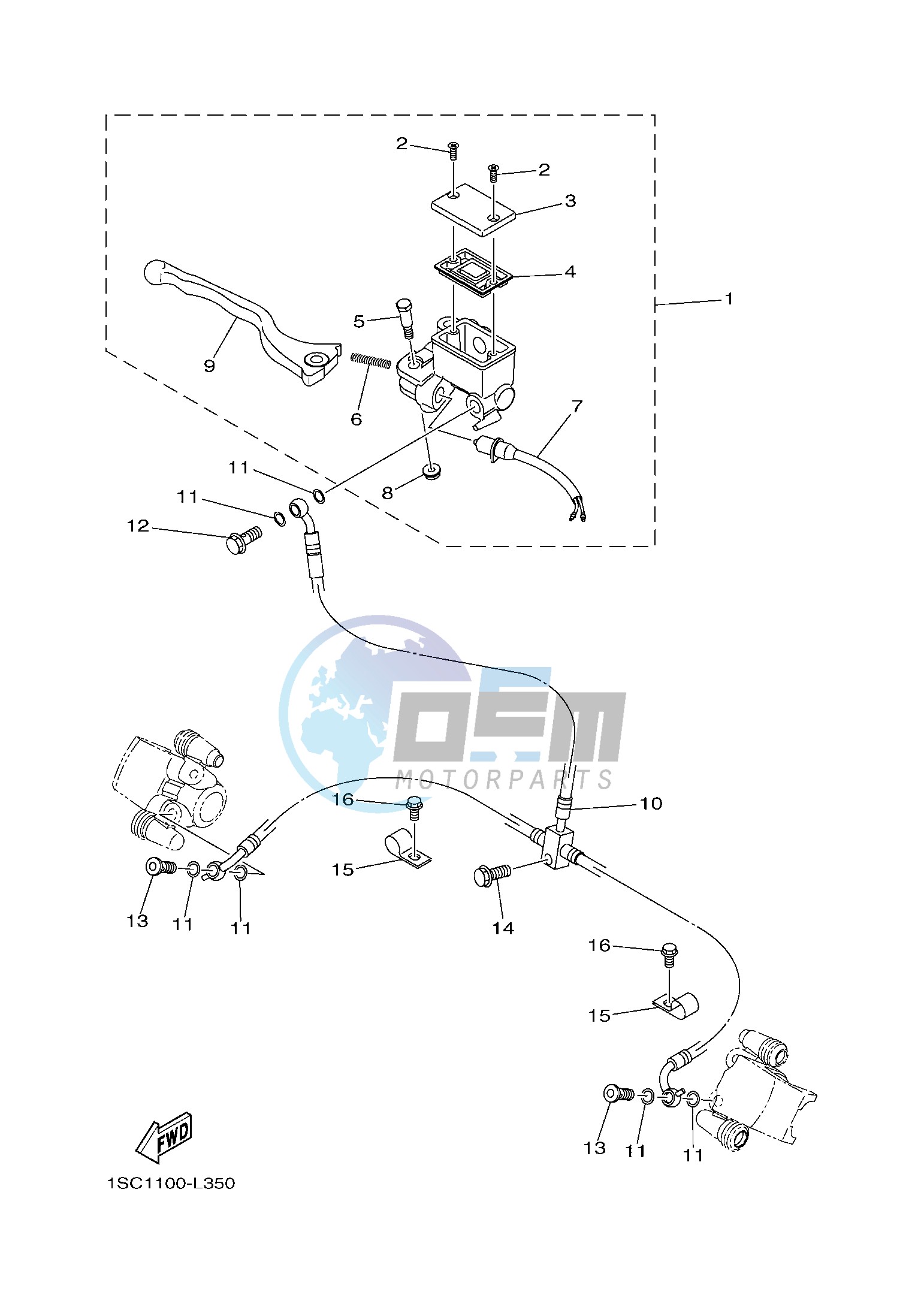 FRONT MASTER CYLINDER