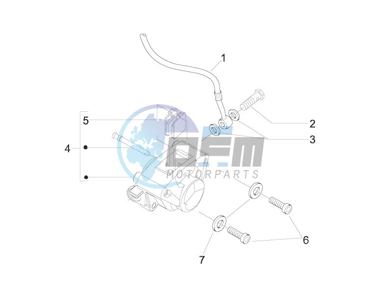 Brakes pipes - Calipers