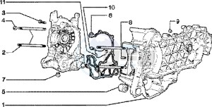 Skipper 150 4t drawing Crankcase