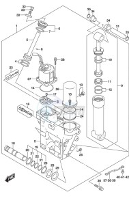 DF 225 drawing Trim Cylinder