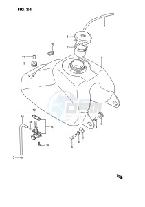 LT250R (E1) drawing FUEL TANK